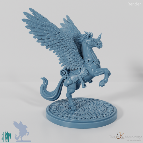 Donnerschlag, Gesattelter Pegasus