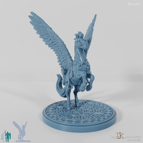 Donnerschlag, Gesattelter Pegasus