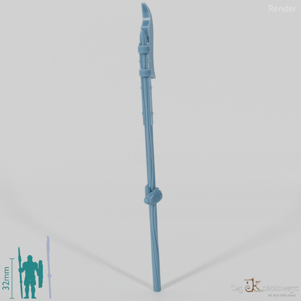 Menschen-Stangenwaffe A mit Hand (Gonthan)