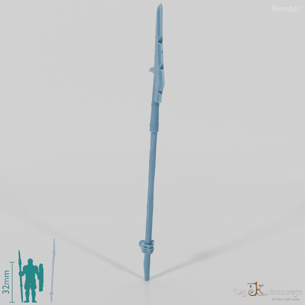 Ork-Stangenwaffe B mit Hand