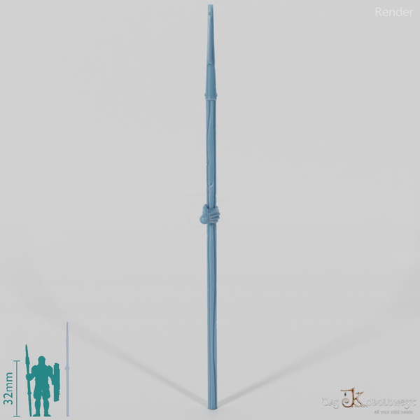 Geister-Stangenwaffe C mit Hand
