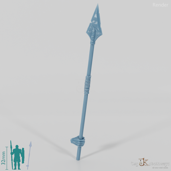 Ork-Stangenwaffe F mit Hand