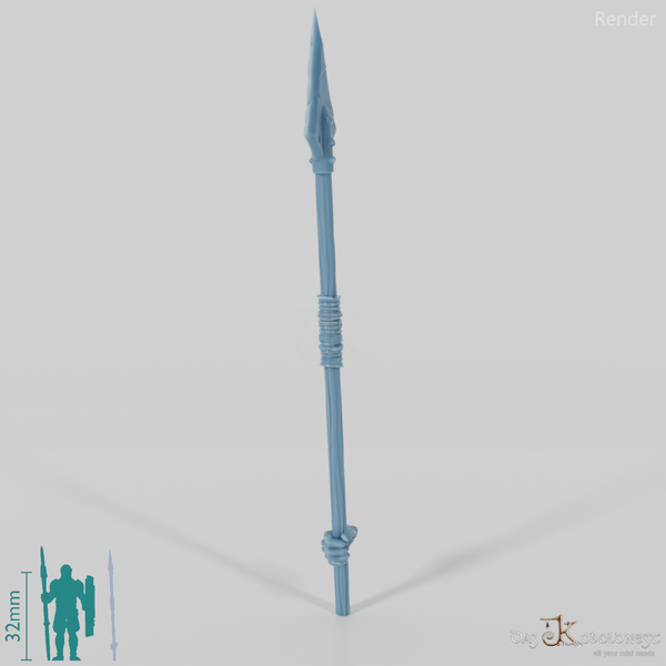 Ork-Stangenwaffe F mit Hand