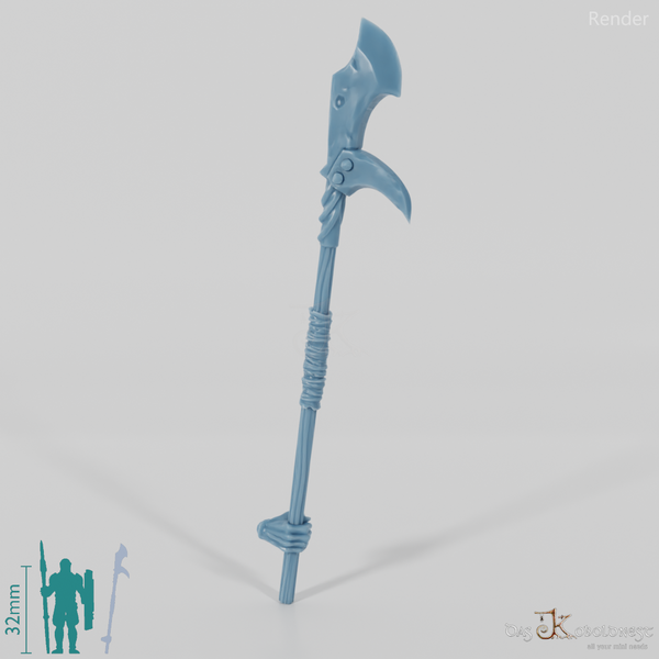 Ork-Stangenwaffe G mit Hand