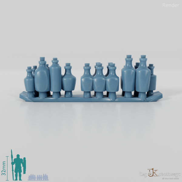 Flasche - Gruppe einfacher Trankflaschen 4