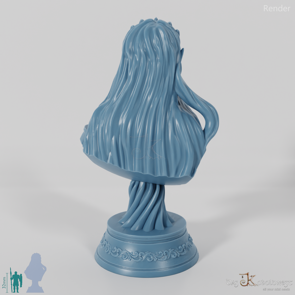 Büste von Galdhiel, Elfenkönigin des Lichtwaldes