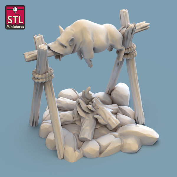 Lagerfeuer - Lagerküche