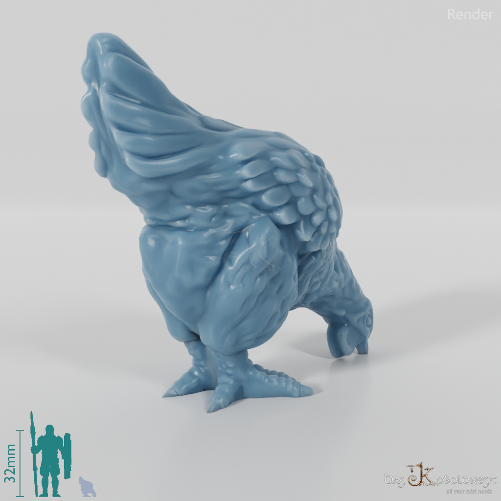 Huhn - Pickendes Haushuhn