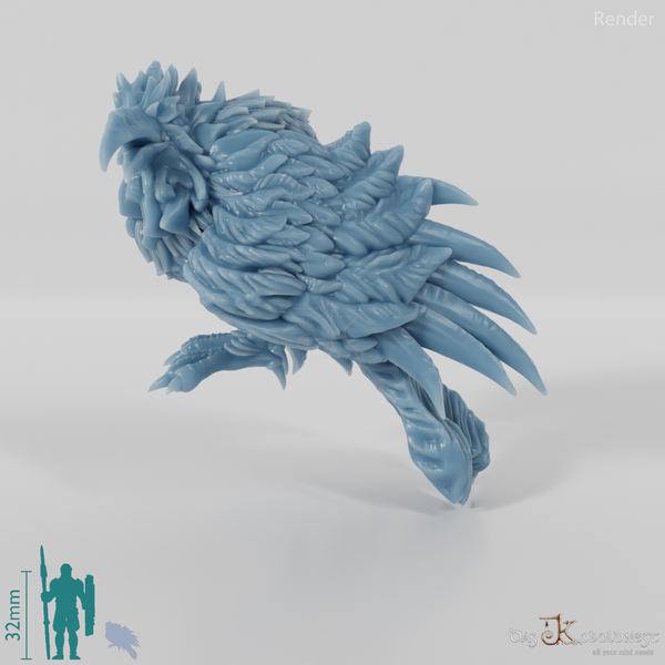 Rabe - Sitzender Rabenspion B