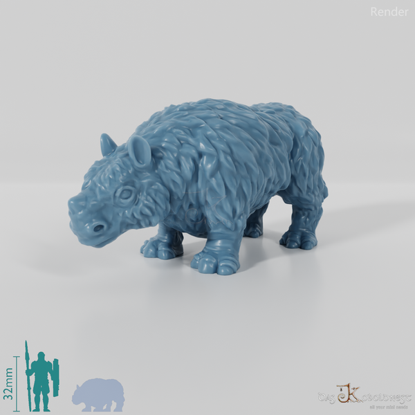 Coelodonta - Jugendliches Wollnashorn