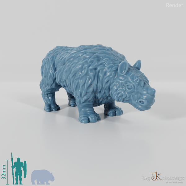 Coelodonta - Jugendliches Wollnashorn