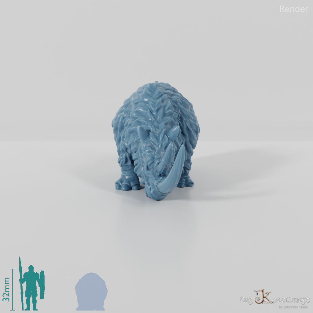 Coelodonta - Grasendes Wollnashorn