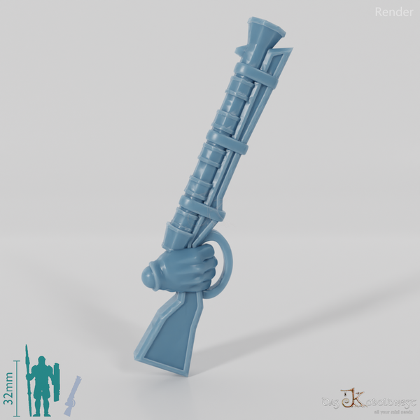 Zwergisches Gewehr mit Hand