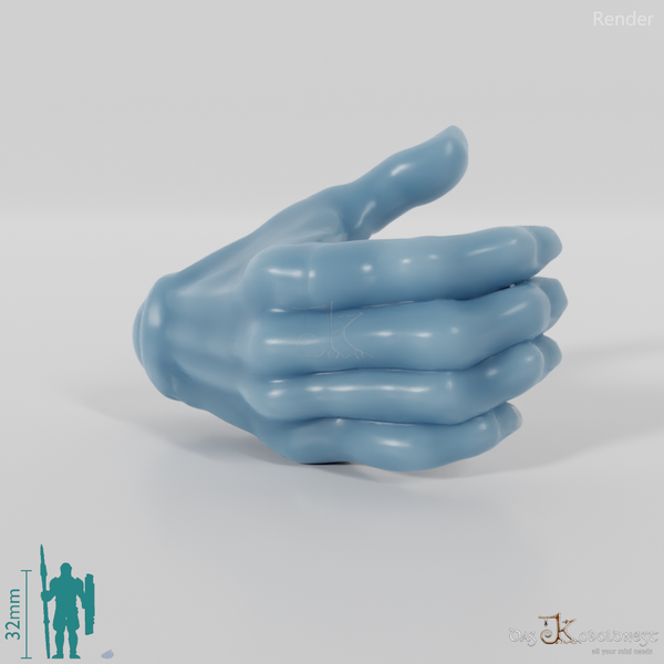 Halbork-Hand - Zugreifend