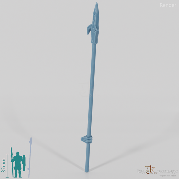 Halbork-Pike A mit Hand (Zweihändig)