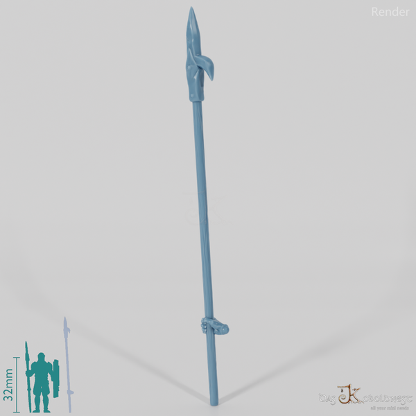 Halbork-Pike A mit Hand (Zweihändig)