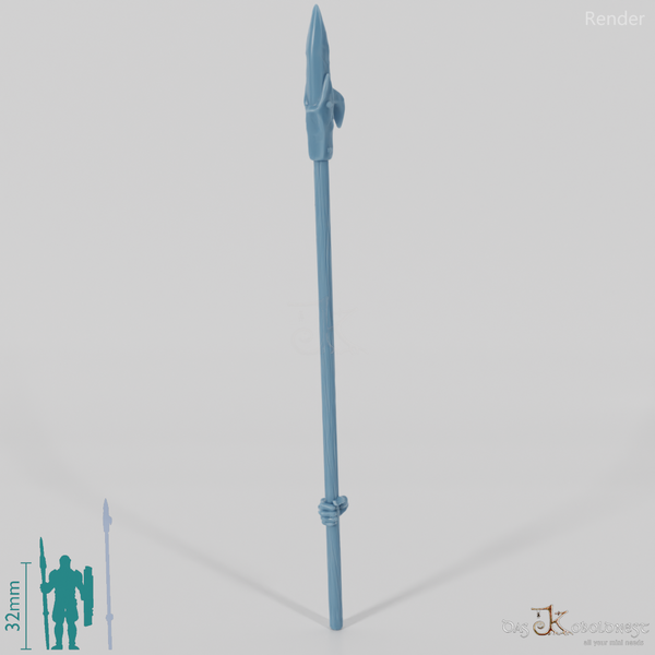 Halbork-Pike A mit Hand (Zweihändig)