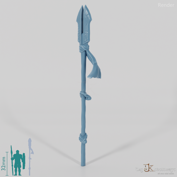 Halbork-Schamanenpike mit Händen