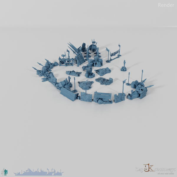 Dioramaset - Kampf in den Zwergenhallen