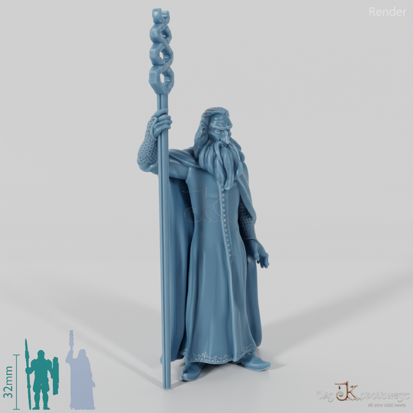 Saligastir, Weißer Zauberer