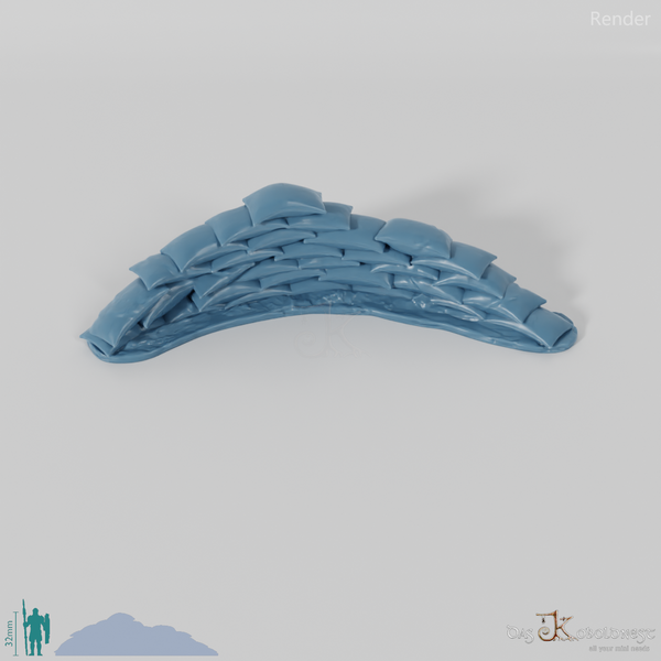 Sandsackbarrikade 02