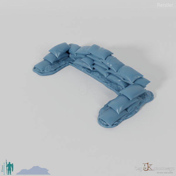 Sandsackbarrikade 03