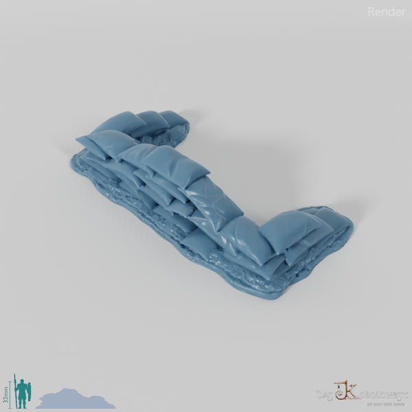 Sandsackbarrikade 03