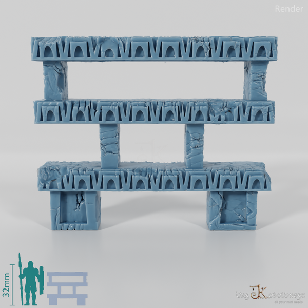 Regal - Ramponiertes Steinregal