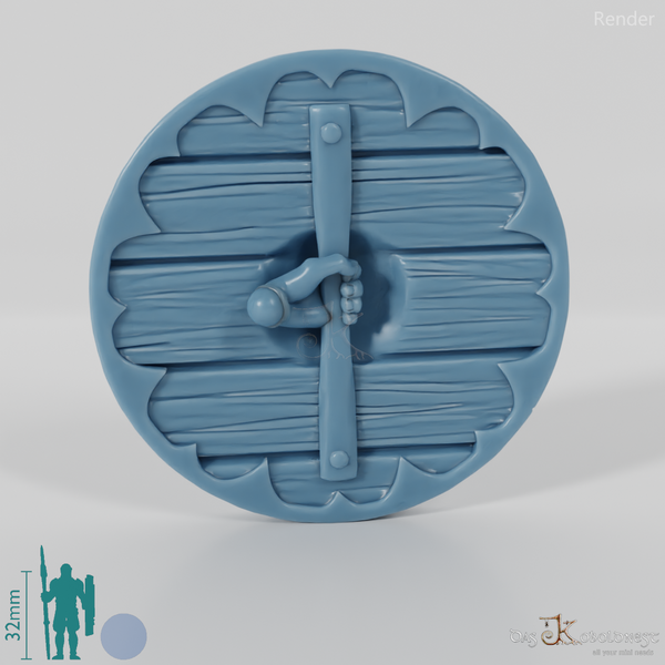 Reitervolk-Schild 1 mit Hand