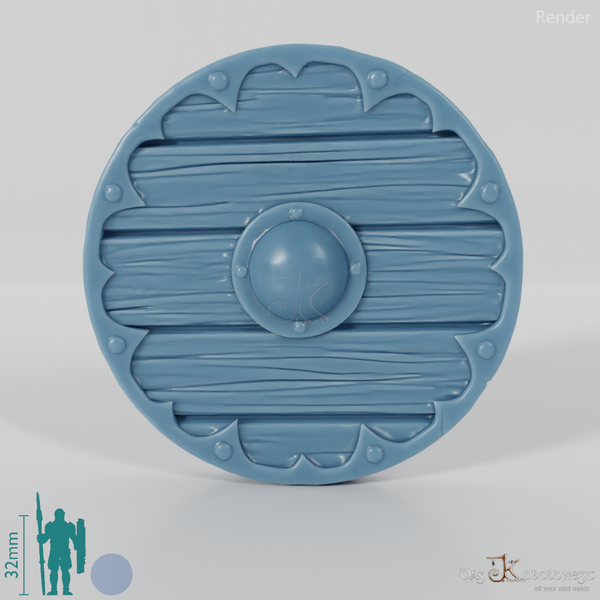 Reitervolk-Schild 1 mit Hand