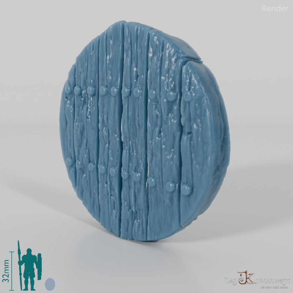 Halbling-Schild A mit Hand