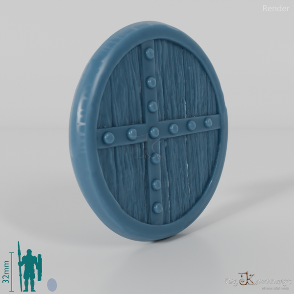 Halbling-Schild C mit Hand