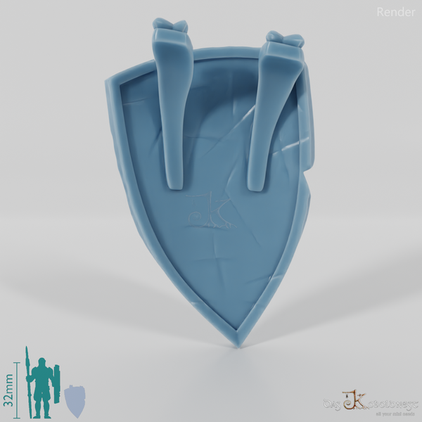 Geister-Schild, Beschädigter Rückenschild