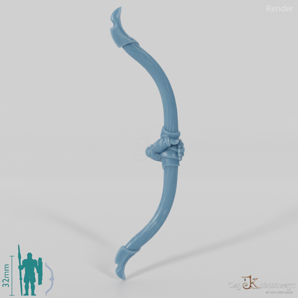 Elfenbogen - Kurzbogen mit Hand