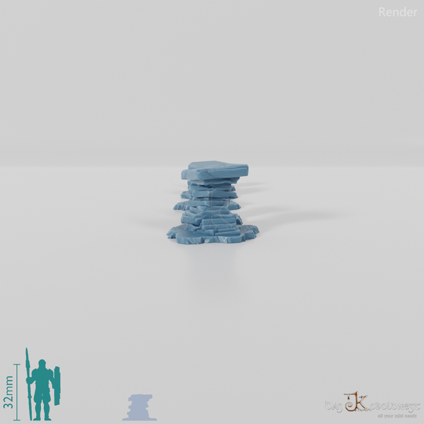 Gestapelte Steintafeln