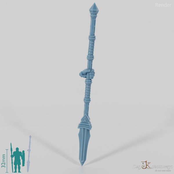 Zwergenlanze A mit Hand (Alternativpose)