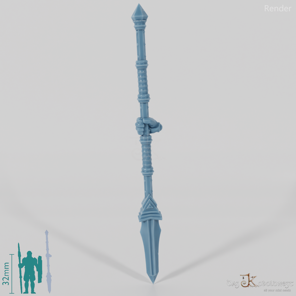 Zwergenlanze A mit Hand (Alternativpose)