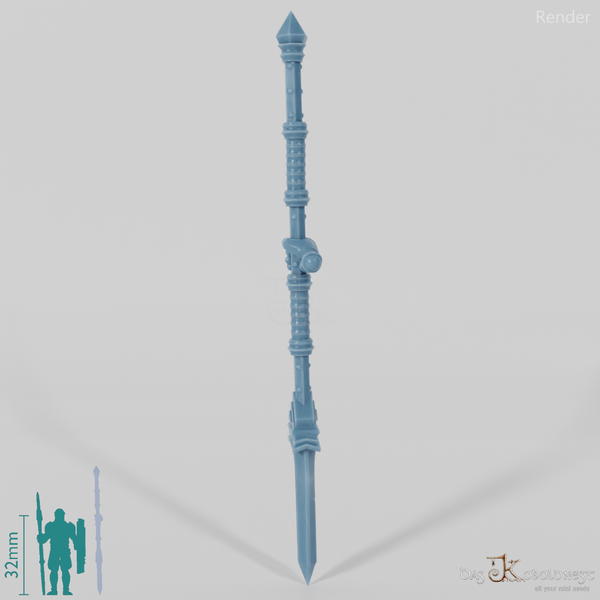 Zwergenlanze A mit Hand (Alternativpose)