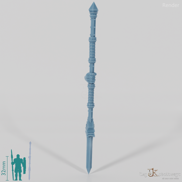 Zwergenlanze A mit Hand (Alternativpose)