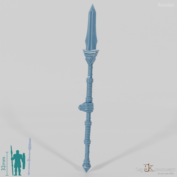 Zwergenlanze A mit Hand