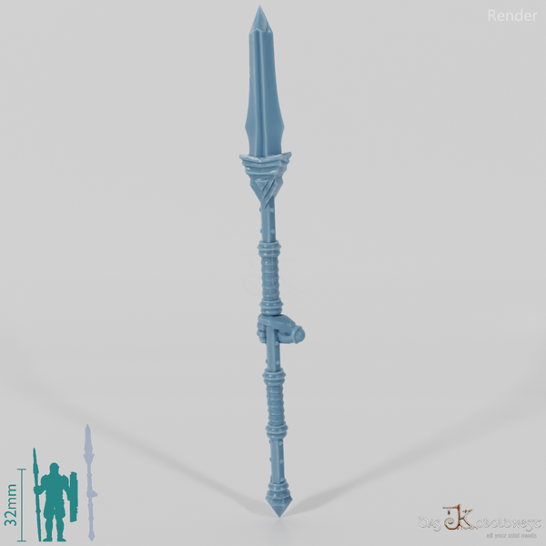 Zwergenlanze A mit Hand