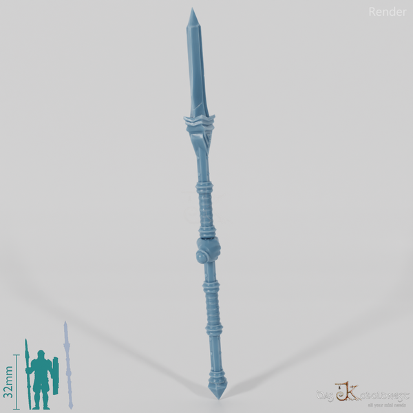 Zwergenlanze A mit Hand