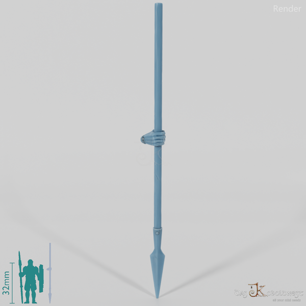 Reitervolk-Speer 1 mit Hand (Gesenkt)