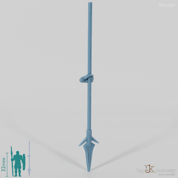 Reitervolk-Speer 2 mit Hand (Gesenkt)