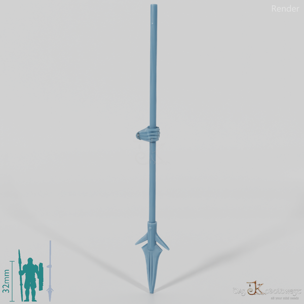 Reitervolk-Speer 2 mit Hand (Gesenkt)