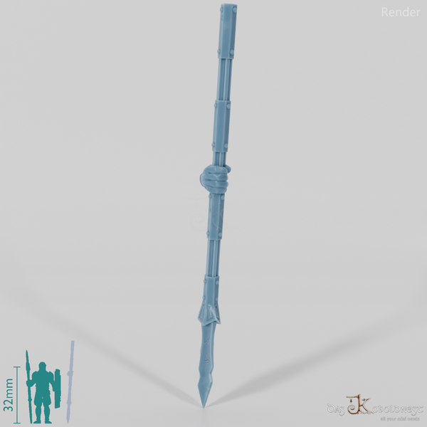 Zwergenlanze C mit Hand (Alternativpose)