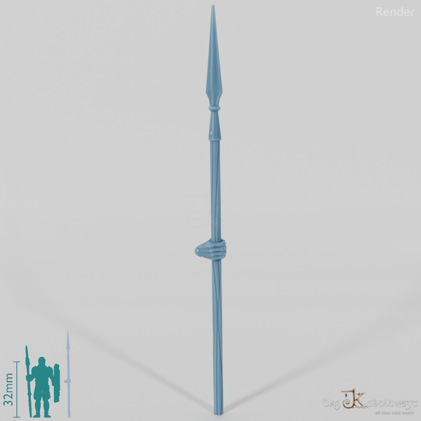 Menschen-Speer C mit Hand (Gonthan)