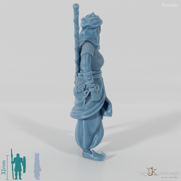 Südmenschen-Speerkämpferin A