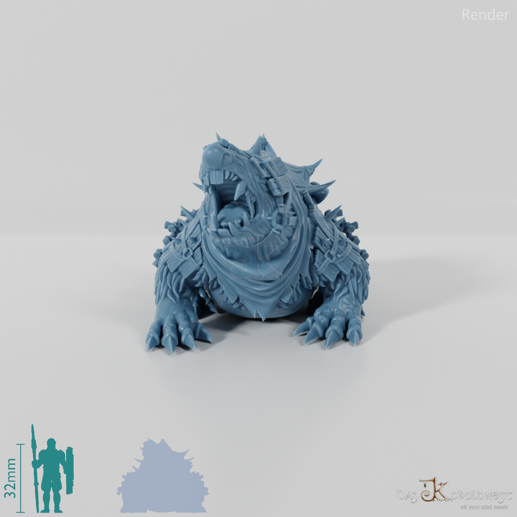 Gepanzerter Reitmaulwurf