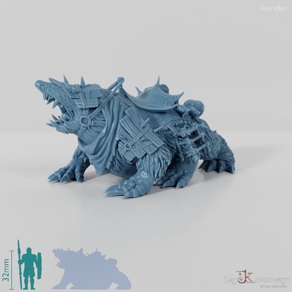 Gepanzerter Reitmaulwurf